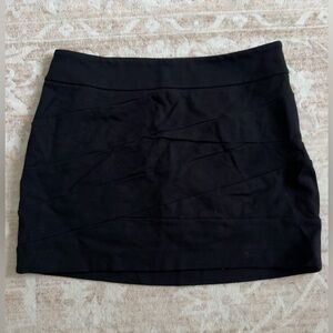 Express Black Mini Skirt